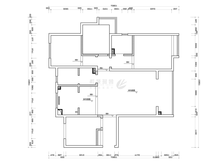 亨星锦绣城,现代风格效果图,户型图